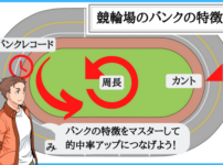 競輪のバンクの特徴