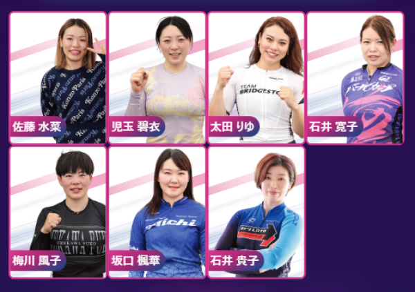 女子オールスター競輪の2025年の出場選手