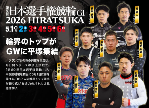 日本選手権競輪の2026年の出場選手